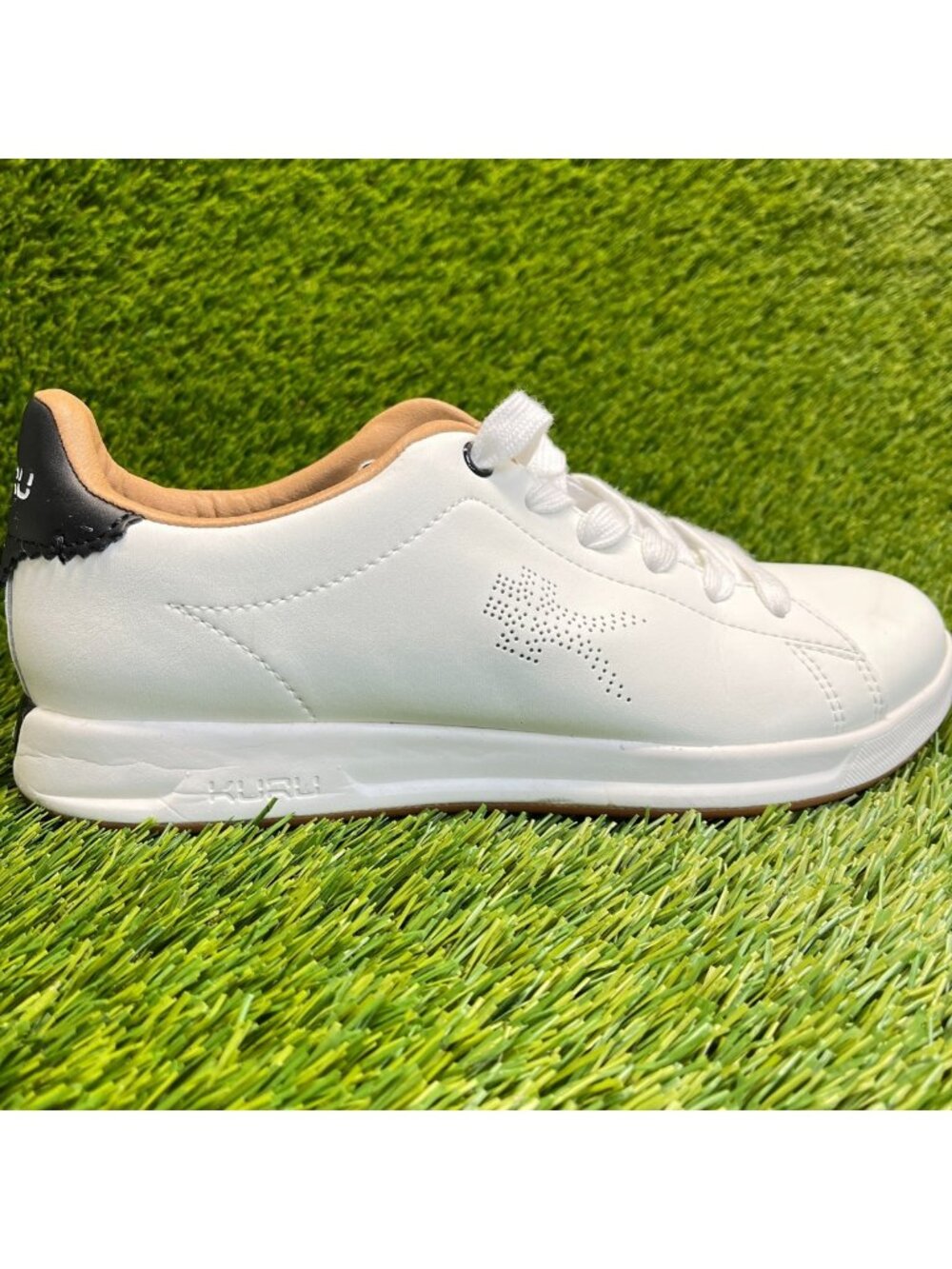 Kuru Roam Classic Court Womens Size 8.5 White Athletic Leather Shoes Sneakers